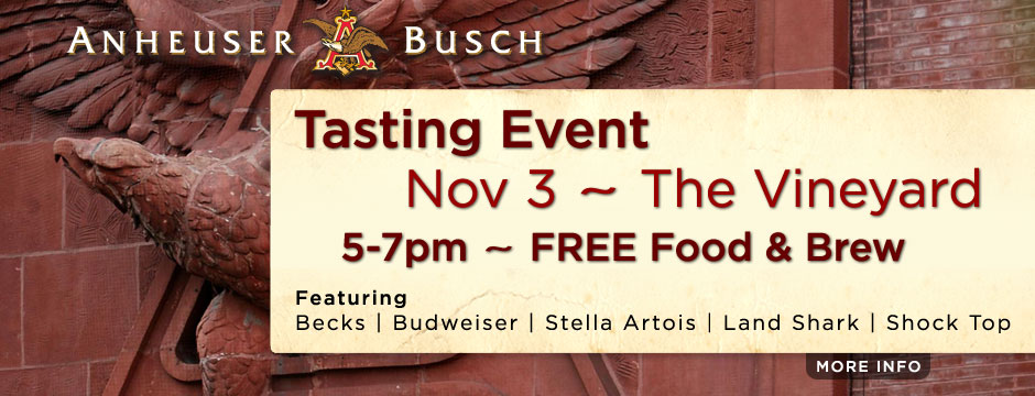 Anheuser Busch Tasting Event Web Banner
