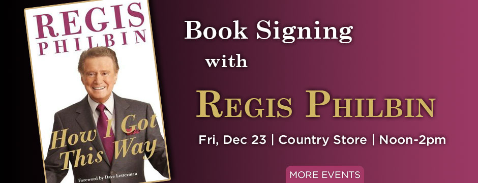 Regis Philbin Book Signing Web Banner