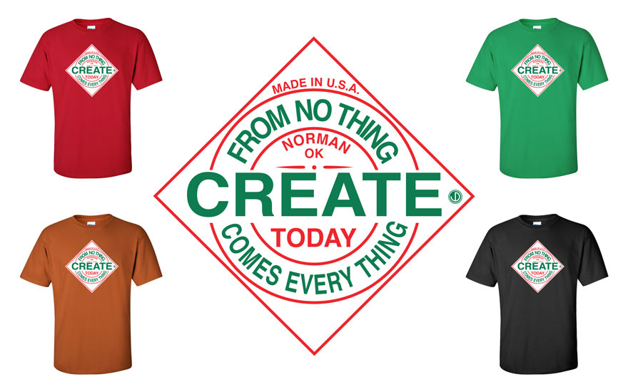 CREATE TODAY T-shirts